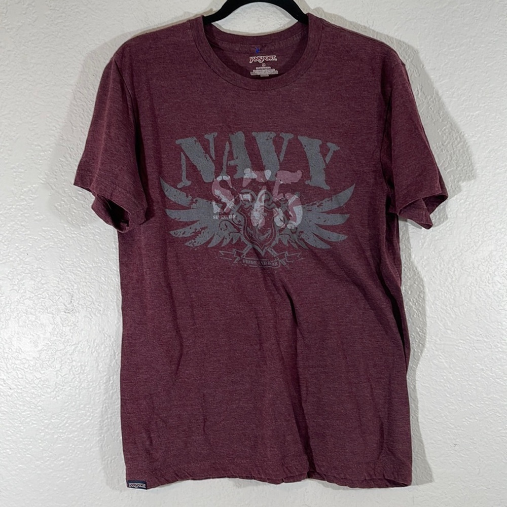 JANSPORT US NAVY PRIDE & HONOR Graphic Tee T-shirt Size Medium